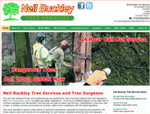 Tablet Screenshot of neilbuckleytreeservices.co.uk